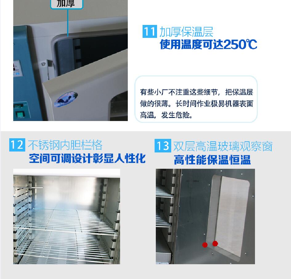 电热鼓风干燥箱 有超温报警(图3)