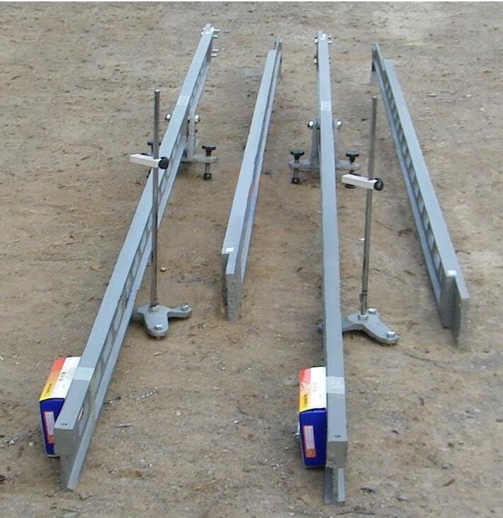 贝克曼梁折叠式路面弯沉仪组成构造(图1)