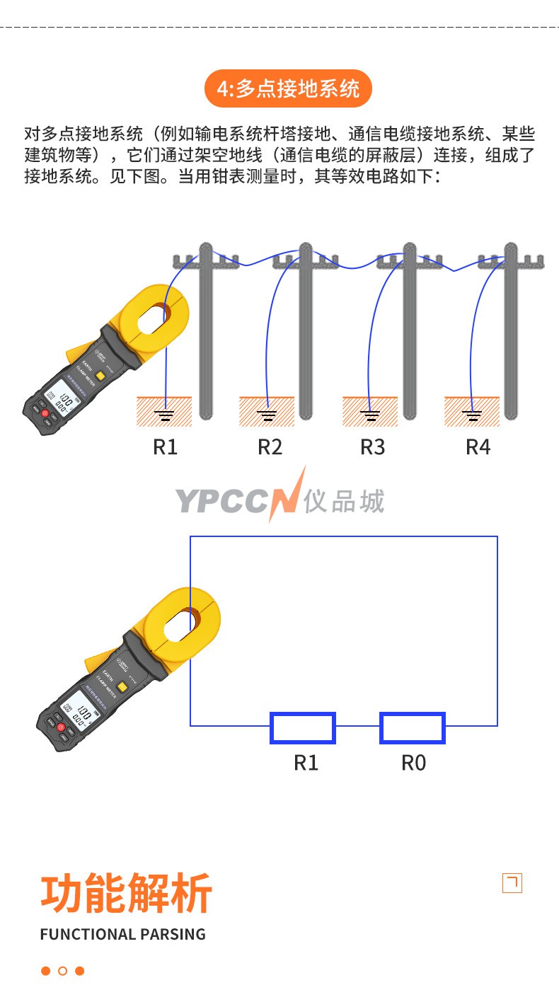 希玛ST4100钳形接地电阻检测仪(图12)