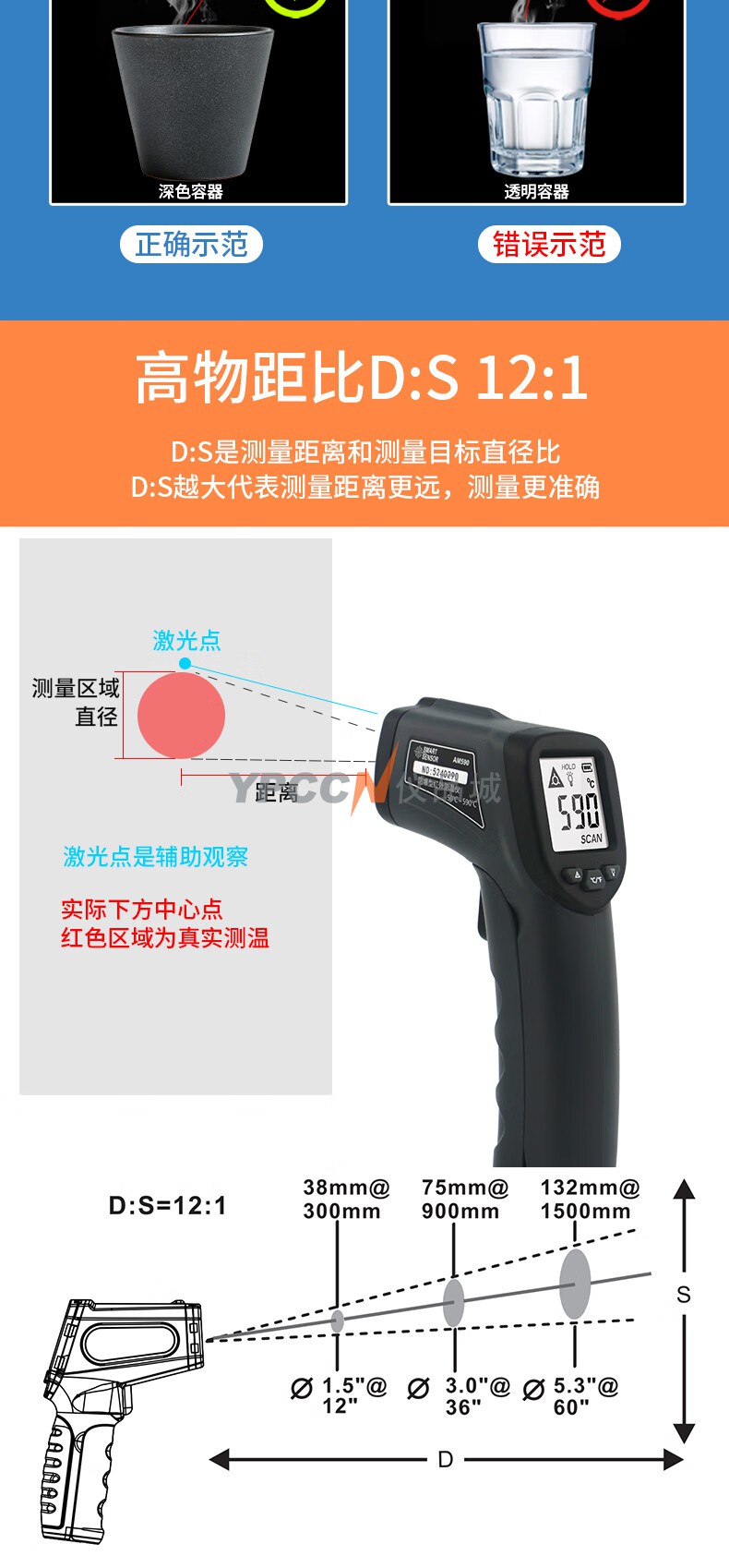 希玛AM390工业防爆型红外测温仪(图8)