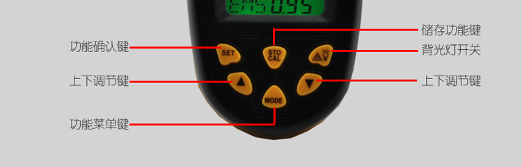 希玛红外线测温仪 温度仪/工业测量仪 非接触式测温枪 AR842A(图10)