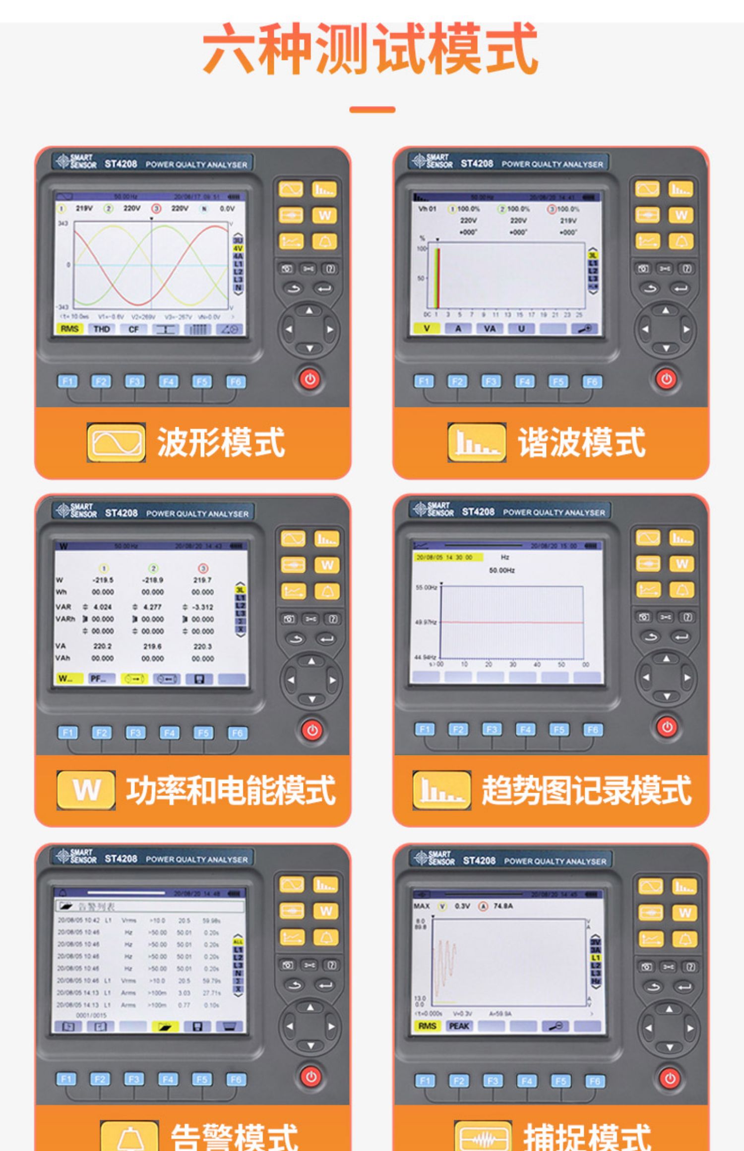 希玛ST4208三相电能质量分析仪(图8)